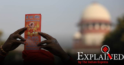 Explained: Mediation as a way out in Ayodhya – a short history