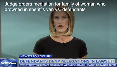 Judge orders mediation for family of woman who drowned in sheriff’s van